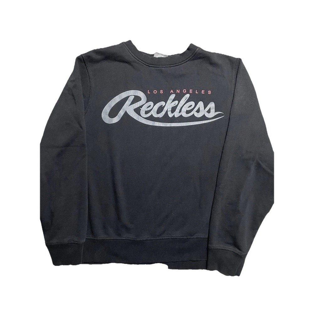 Young and reckless Los Angeles California Black Sweatshirt Large